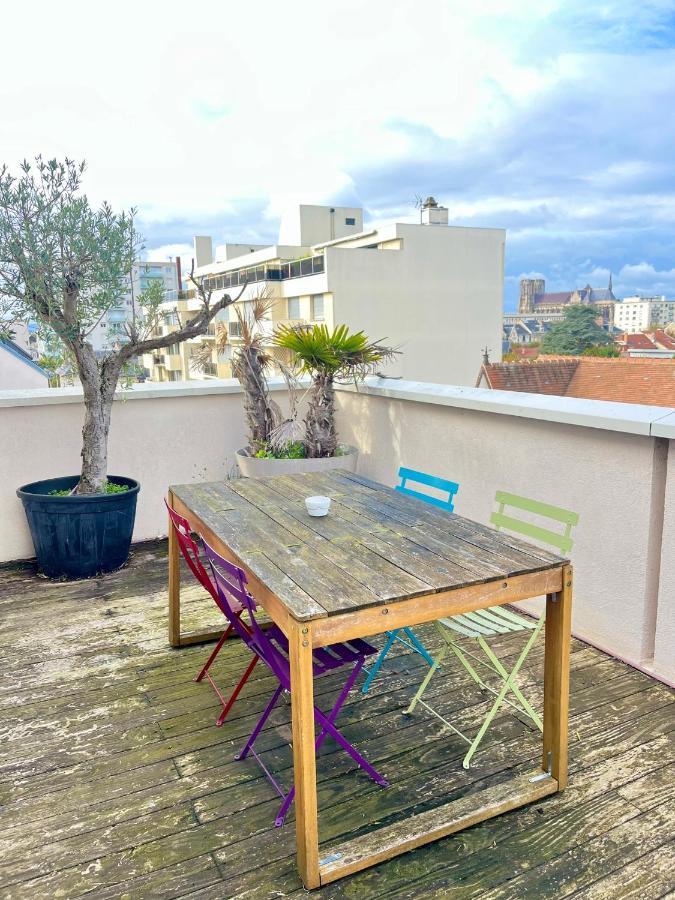 Lagrive - Avec Vue Panoramique Lägenhet Reims Exteriör bild